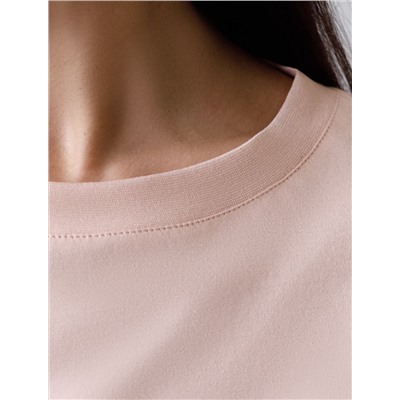 Длинное прямое платье с разрезами из 100% хлопка