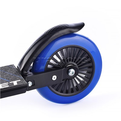 Самокат 2-х колесный ROCKET,колеса PU/ 125 мм,ABEC 7, синий