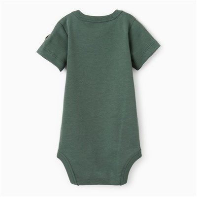 Боди детское «Крошка Я. Еловые веточки», рост 62-68 см