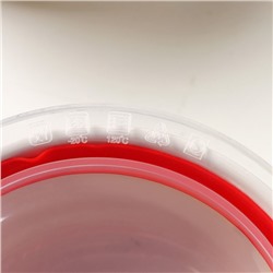 Набор салатников с вакуумными крышками «Ирена», 3 предмета: 300 мл, 600 мл, 900 мл, керамика