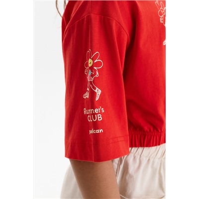 Футболка-топ для девочек PELICAN, 1233366