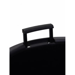 Кашпо для цветов «Жемчужина», 7 л, d=36 см, h=22 см, пластик, со вставкой, цвет графитовый