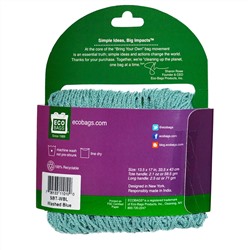 ECOBAGS, Коллекция Market, сетчатая сумка, с ручками 10 дюймов, голубой цвет, 1 сумка