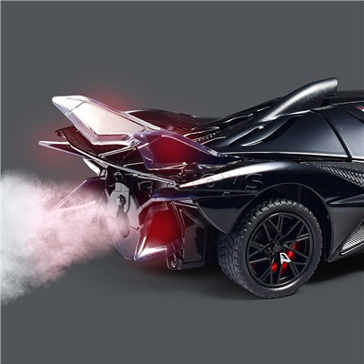 Машина "Молниеностная гонка" (свет, звук, дым) в коробке