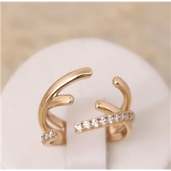 Кольцо позолота  Н01-15222 размер 16-17 17-18