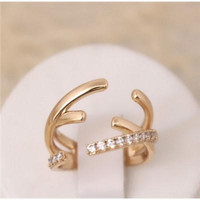 Кольцо позолота  Н01-15222 размер 16-17 17-18