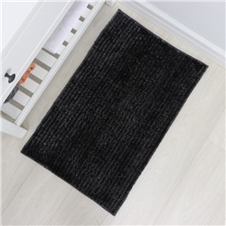 Коврик для дома LaDо́m, букли, плотность 1400 г, 50×80 см, графитовый