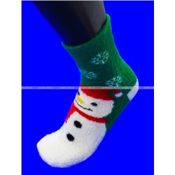 AMIGOBS носки женские НОРКА "НОВОГОДНИЕ  ПУШИСТИКИ"