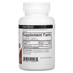 Kirkman Labs, Альфа-липоевая кислота, 25 мг, 90 капсул