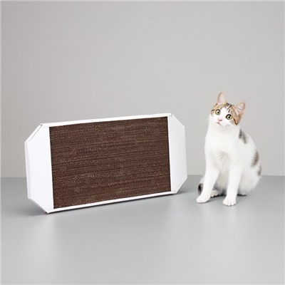 Когтеточка-лежанка из гофрокартона «Пижон», 49×23×2.5 см