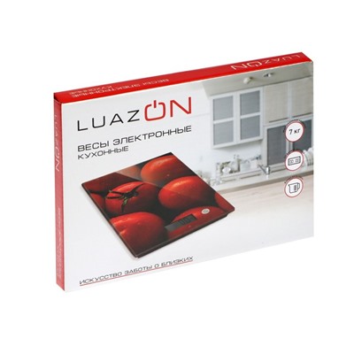 Весы кухонные Luazon LVK-702 «Макаруны», электронные, до 7 кг