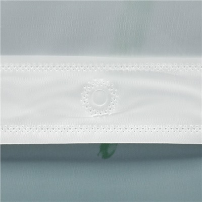 Штора для ванной Доляна «Синие маки», 180×180 см, EVA