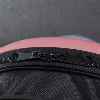 Рюкзак для переноски кошек и собак, с окном, 32×25×42 см, розовый