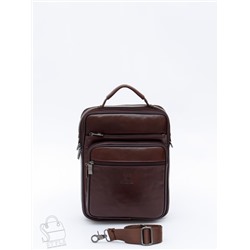 Сумка мужская кожаная 7905-4 brown Fuzhinino в Новосибирске