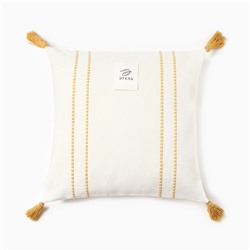 Наволочка декоративная Этель сканди 45×45 см, цвет жёлтый, хлопок