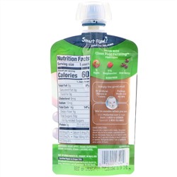 Gerber, Smart Flow, Organic, яблоко, малина, ягоды асаи, 99 г (3,5 унции)