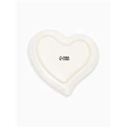 Тарелка плоская «Любовь», 19×18 см, керамика