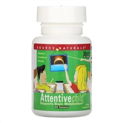 Source Naturals, Attentive Child, 60 таблеток