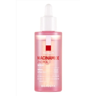 Beausta Сыворотка для лица с ниацинамидом и цинком / Derma2X Niacinamide Zinc PCA Serum, 40 мл KRISTALLER, 1110845