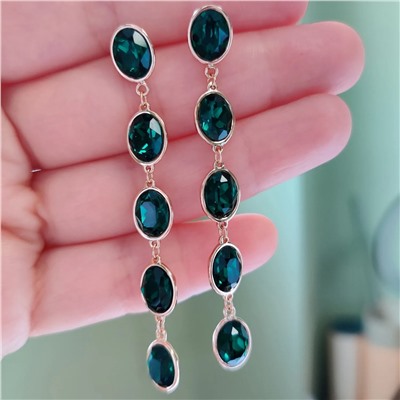Серьги с кристаллами Swarovski