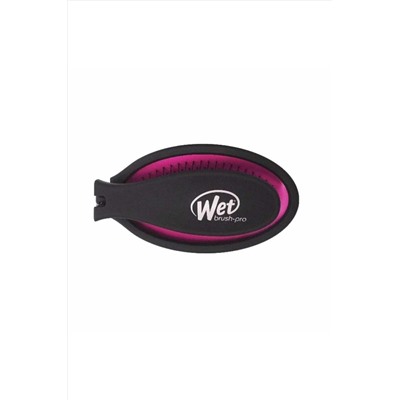 Wet Brush Расчёска массажная складная BWP824PINK Pop Fold Pink, черно-розовый KRISTALLER, 1214492