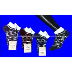 5 ПАР - Легион носки женские шерсть внутри махра  укороченные