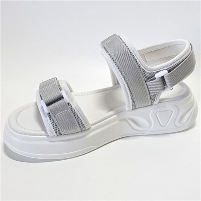 CC030-010 сер  Босоножки женские (36-41)/10