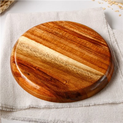 Тарелка Magistro Milk, d=20 см, дерево акация