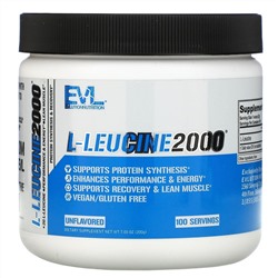 EVLution Nutrition, L-Leucine2000, Unflavored, 7.05 oz (200 g)
