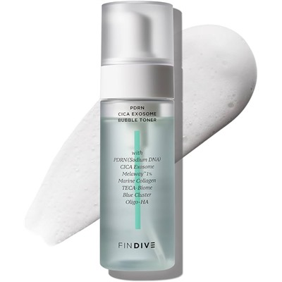 FINDIVE Пузырьковый тонер с ПДРН PDRN Cica Exosome Bubble Toner