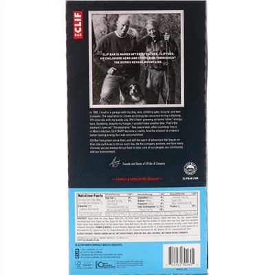 Clif Bar, One Bar, хрустящее печенье с голубикой, 12 батончиков, вес каждого 68 г (2,40 унции)