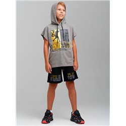 Комплект трикотажный для мальчиков: фуфайка (футболка), шорты