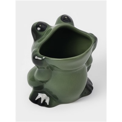 Стакан под зубную щётку «Лягушка», фарфор