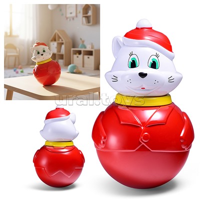 Неваляшка большая "Кот Мурлыка" (п/п пакет)