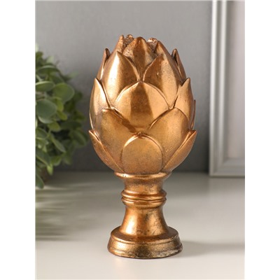 Фигурка гипс «Артишок», 16×8×8 см, бронза винтаж