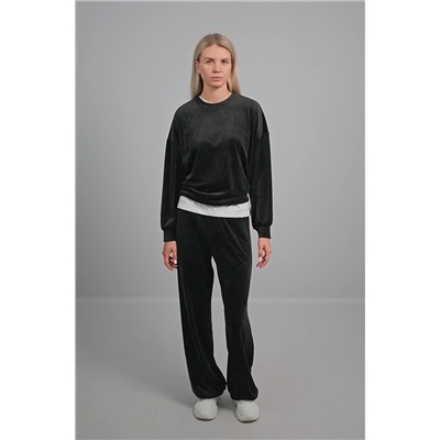 Женский велюровый костюм оверсайз Happyfox