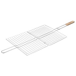 Решётка - гриль для рыбы maclay, 25×34 см, нержавеющая сталь, для мангала
