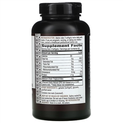 Nature's Way, MCT Oil, 180 Softgels