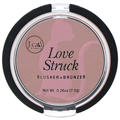 J.Cat Beauty, Love Struck, румяна + бронзер, оттенок LGP110 «Невинность», 7,5 г