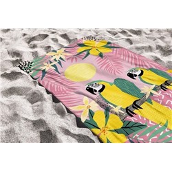 Полотенце банное "Рандеву"-розов. 80*150 см. вафля хлопок 100%