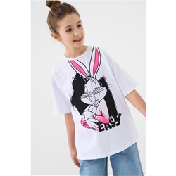 Фуфайка трикотажная для девочек (футболка) PLAYTODAY, 1240800