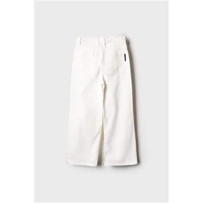 Брюки текстильные джинсовые для девочек PLAYTODAY, 1241596