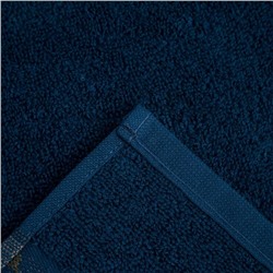 Полотенце махровое Love Life «Милитари» 30×60 см, цв. синий, 100% хлопок, 360 г/м²