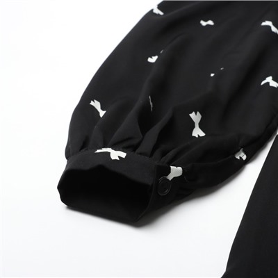 Платье мини женское с завязками MIST, размер 50, чёрное