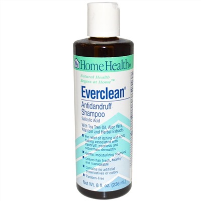 Home Health, Шампунь от перхоти Everclean, 8 жидких унций (236 мл)