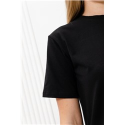 14407 платье женское короткое (Черный)