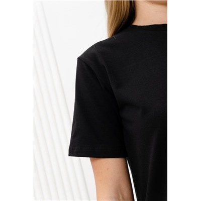 14407 платье женское короткое (Черный)