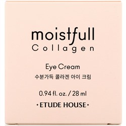 Etude House, крем для области вокруг глаз, «Увлажняющий коллаген», 28 мл (0,94 жидк. унций)
