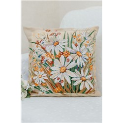 Наволочка декоративная 50х50 Ромашка НАТАЛИ, 1075225