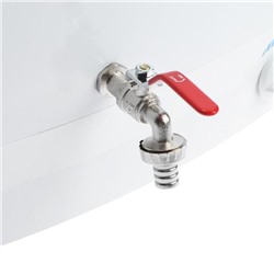 Бак настенный "Акватекс", с ЭВН, 1250 Вт, 27 л, полный 30 л, белый